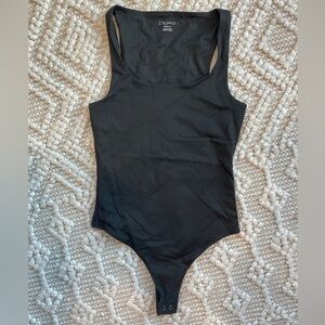 Z Supply Charcoal Sleeveless Bodysuit